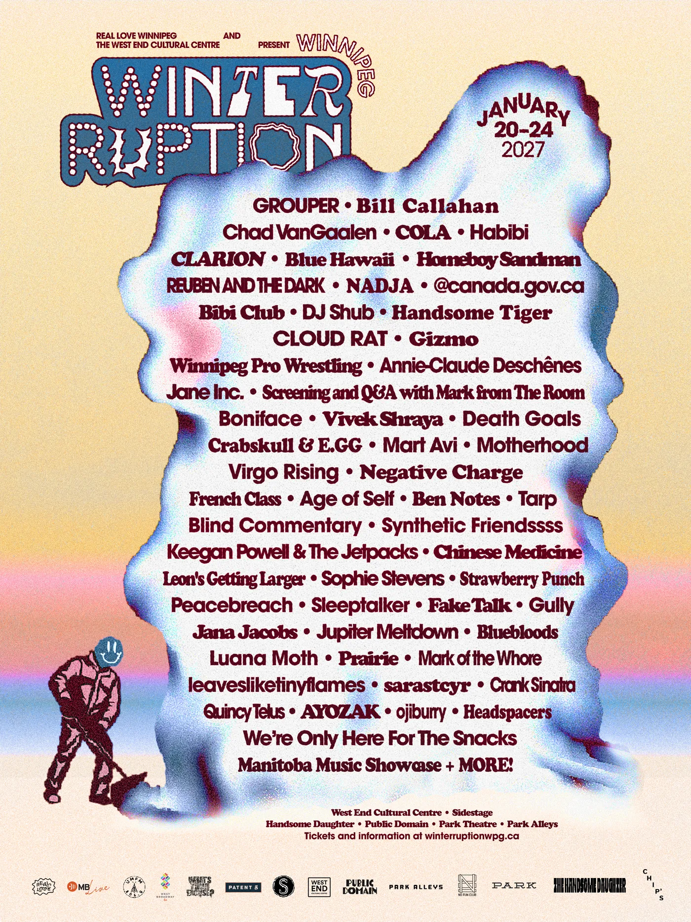 Winterruption Winnipeg 2027 festival poster